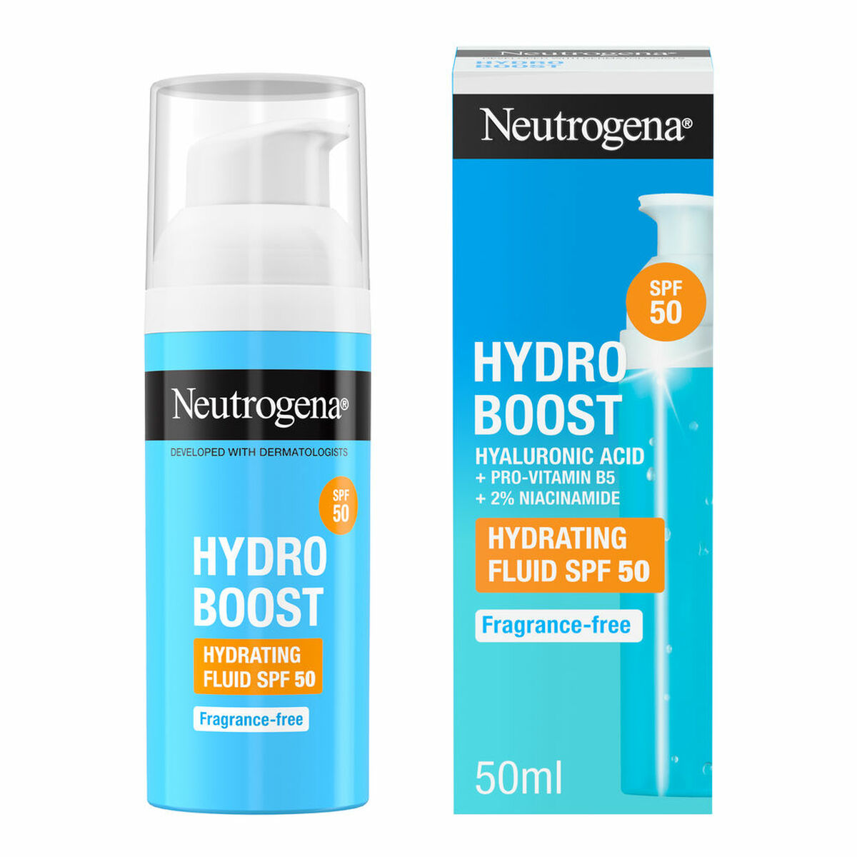 Protector Solar Neutrogena HYDRO BOOST Spf 50 Spf 50+ 50 ml